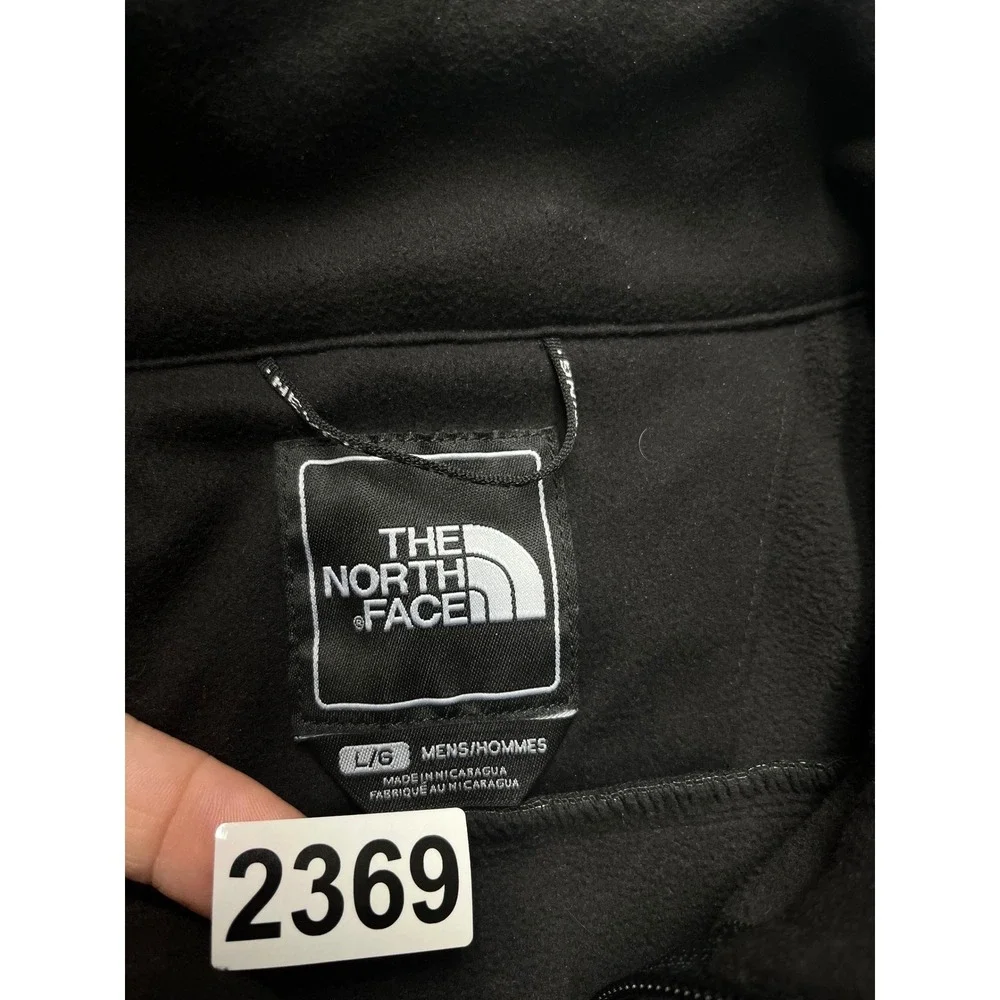 The North Face Mens Apex Bionic Softshell Jacket Black Full Zip Fleece Lined L‎